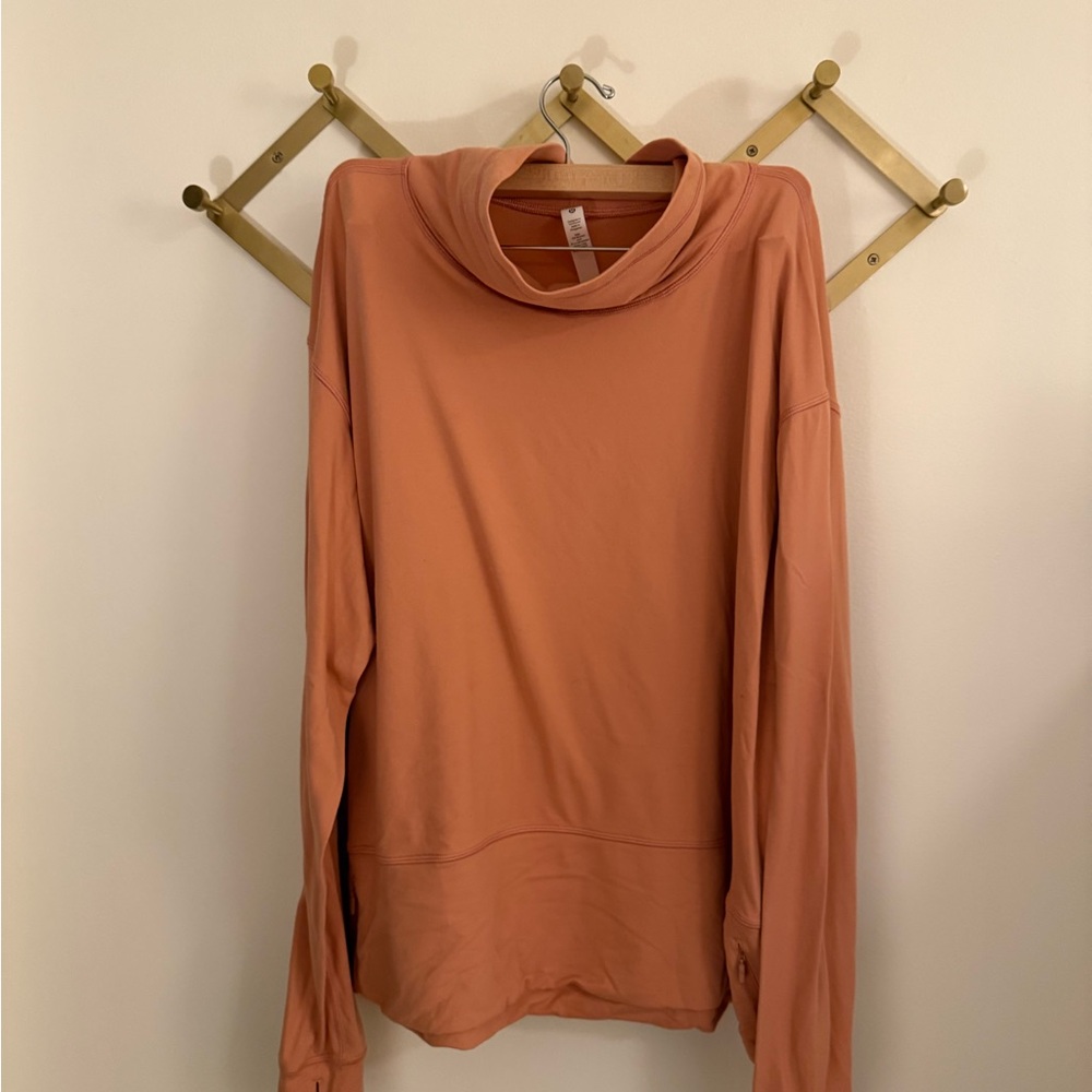 Lululemon Peach Cowl Neck Top